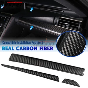 Real Carbon Fiber Car Dashboard Trim For Lexus RC200t RC300 RC350 Interior Cover - Picture 1 of 8