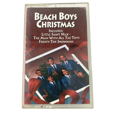 Beach Boys Christmas Audio Cassette Tape 1993 Little Saint Nick Frosty Foto 1 de 4