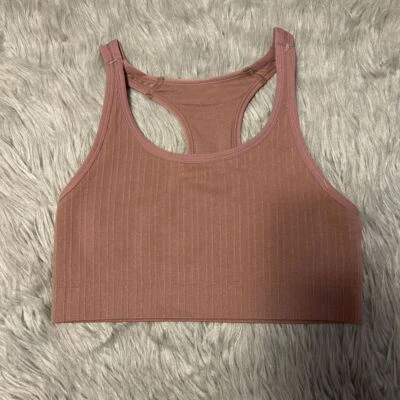 Sujetador Bralette Inalámbrico Fruit Of The Loom Mujer Talla Pequeña Acanalado Espalda Corredora Foto 1 de 4