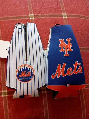 New York Mets 12oz Two Sided Bottle Cooler Koozie  MLB Cover