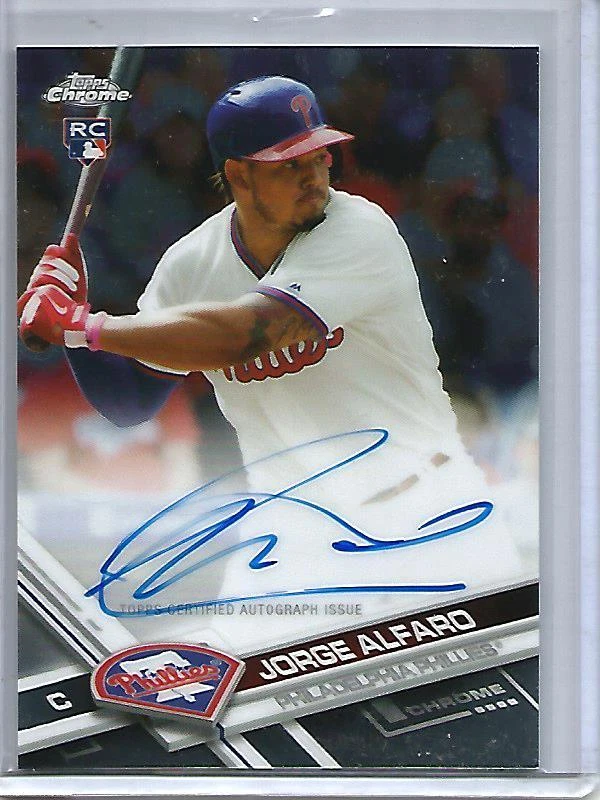 Jorge Alfaro 2017 Topps Chrome Autograph Rookie - Image 1 of 1