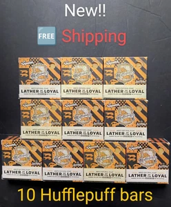 🔥NEW Lot of 10 Dr Squatch HUFFLEPUFF Harry Potter Soap Bar Lather of the LOYAL - Picture 1 of 3