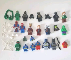 Lego Super Heroes 12 Minifigures Marvel DC Comics Avengers Batman TMNT + Extras - Picture 1 of 17