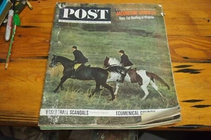 1963 – Saturday Evening Post – February 23rd – Jackie Kennedy goes fox hunting - Picture 1 of 5