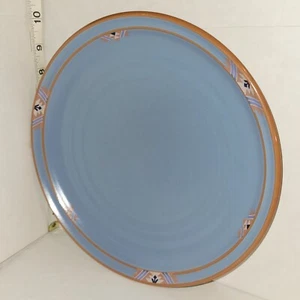 Noritake blau Adobe Steinzeug 10,25 Zoll Essteller Azteken Modell 8678 Südwesten - Bild 1 von 5