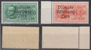 Zara, Nr. 21, 22 XXII, postfrisch, Expertise Brunel VP - Bild 1 von 2