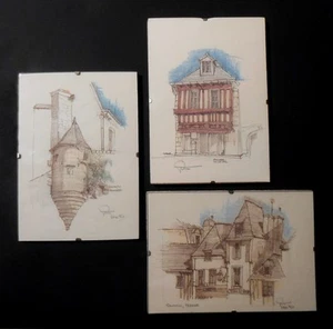 Quimper, France Three Original Prints signed by artist 1996 - Picture 1 of 9