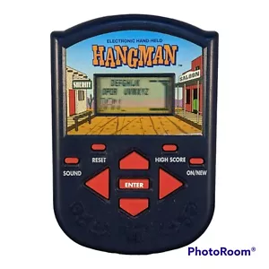 1995 Vintage Hangman Handheld Electronic Game Milton Bradley Hand Held TESTED - Picture 1 of 5