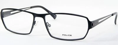 POLICE V8716 0531 MATT 黑色眼镜金属框架 58-16-140 毫米(注释) — 第 1/4 张图片