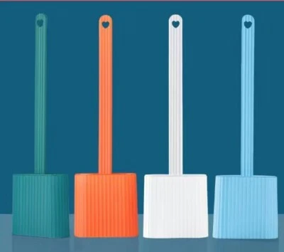 NOLA Silicone Toilet Brush with Holder Creative Cleaning Brush Set - Image 1 of 4