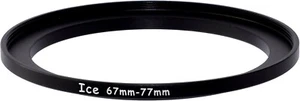 Adattatore filtro/obiettivo anello step up ICE 67mm a 77mm 67 maschio 77 femmina - Foto 1 di 2