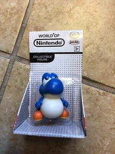 Figura World of Nintendo Super Mario Bros. Blue Baby Yoshi 2.5" Jakks Pacific - Imagen 1 de 2