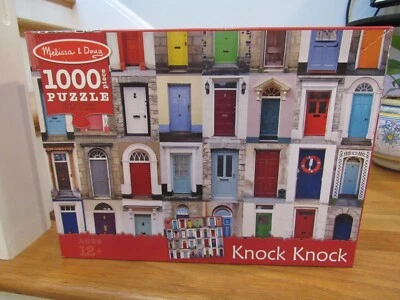 Melissa & Doug Knock Knock 1000 Piece Door Jigsaw Puzzle  - Image 1 of 3