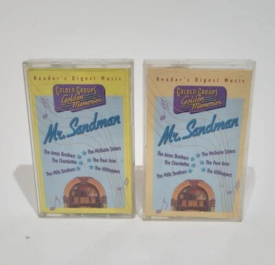 Mr Sandman Golden Groups of 1954 Reader Digest (Cassette) Tape 1 And 2 - Изображение 1 из 2