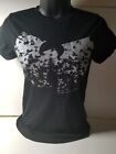 Bay Island Clan Graphic Tee Woman's Short Sleeve Black Size Small T-Shirt