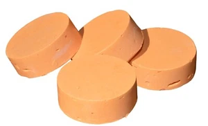 Handmade soap bars with 2% Zinc Pyrithione - mango-scented - set of 4 - Picture 1 of 2