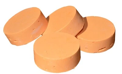 Handmade soap bars with 2% Zinc Pyrithione - mango-scented - set of 4 - Image 1 of 2