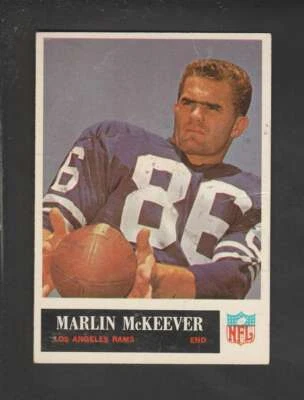 1965 Philadelphia #91 Marlin McKeever VG/VGEX LA Rams 157872 - Image 1 of 2
