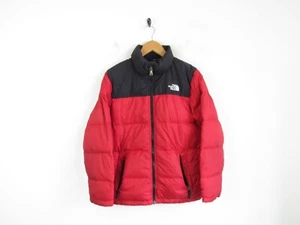 North Face Nuptse 700 Youth Red Puffer Outdoor Jacket Age 14-16 Size Large - Picture 1 of 17