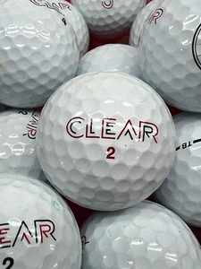 36 Clear Tour Black TB Used Golf Balls AAA White Value Lot - Picture 1 of 8