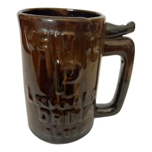 Vintage Wet Your Whistle Went to P Beer Coffee Beer Mug Cup Funny Gift - Picture 1 of 7