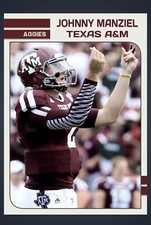 JOHNNY MONEY MANZIEL TEXAS A&M AGGIES NETFLIX UNTOLD CUSTOM HEISMAN RETRO CARD