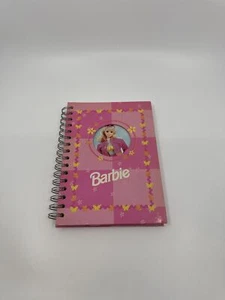 Vintage 1997 Barbie Mattel Pink Spiral-Bound Notebook - Picture 1 of 10