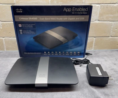 思科 Linksys EA4500 N900 双频 Wi-Fi 无线路由器 — 第 1/4 张图片