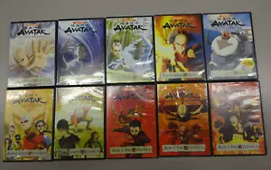 LOT Avatar The Last Airbender Book 1 Vol 1-5, Book 2 Vol 3-4, Book 3 Vol 1-3 DVD - Picture 1 of 13