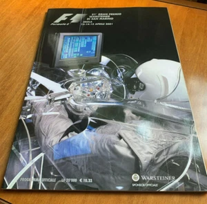 Guida ufficiale 21° Gran Premio Warsteiner San Marino Imola 2001 Formula 1 - Picture 1 of 5