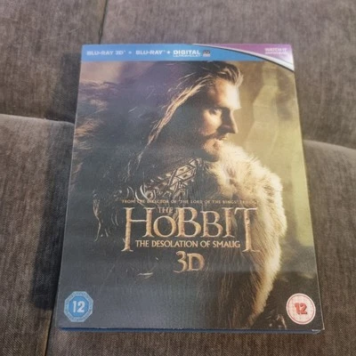 THE HOBBIT THE DESOLATION OF SMAUG BLU-RAY 3D + LENTICULAR SLIP COVER NEW SEALED - Image 1 of 3