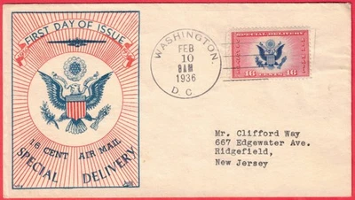 CE2 FDC- WSE/Ralph Dyer Cachet CV $25. -selling for AFDCS chap 56 - Image 1 of 2