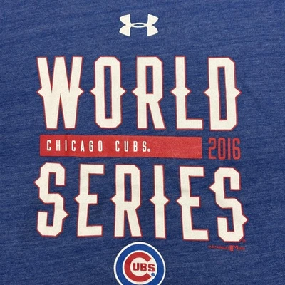 Chicago Cubs Shirt Mens XL Blue MLB Baseball World Series 2016 T-Shirt Tee - Image 1 of 4