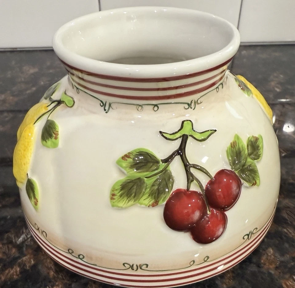 Домашний интерьер банка каппер абажур Topper фрукты лимоны и вишни - Изображение 1 из 4