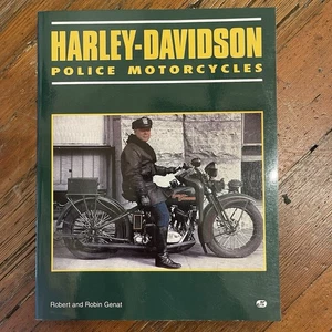 Harley Davidson Police Motorcycles (1995) Robert & Robin Genat 1st Printing PB - Imagen 1 de 7