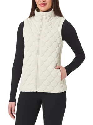 Colete ativo acolchoado feminino Kirkland Signature creme XXL - Imagem 1 de 4