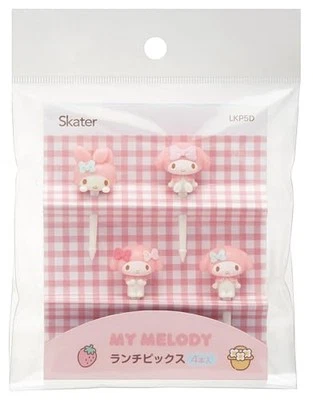 Skater обед медиаторы 4 изделия украшения 3D моя мелодия Sanrio LKP5D размер: 2,7 см - Изображение 1 из 4