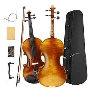 Advanced 4/4 Full Size Violin Kit - Flamed Maple, Luthier Grade & Precise Tuning - Picture 1 of 10