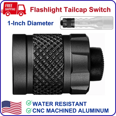 TC59 Flashlight Tailcap Switch Replacement Z41, Z58, Z59 Tail Cover For Surefire - Image 1 of 4