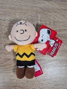 5" SNOOPY PEANUTS CHARLIE BROWN BOY KEYRING BAG HANGER SOFT TOY PLUSH - Photo 1/4