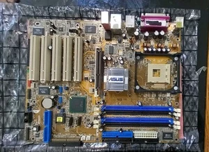 P4P800 Sockel 478 ATX DDR1 SDRAM Mainboard IDE AGP - Bild 1 von 4