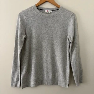 Boden Kaschmir Rundhals Pullover Damen Langarm Grau Gr. M - Bild 1 von 15