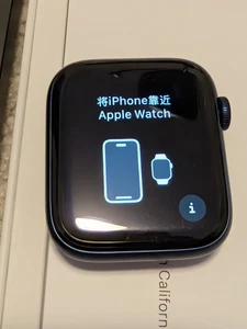 Apple Watch Nike Series 6 GPS + LTE w/ 44MM Blue Aluminum Case - Picture 1 of 3