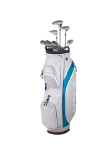 Women Cobra Fly XL 12 Piece Silver/Blue Complete Set Club Set Ladies Fly-XL New - Picture 1 of 5
