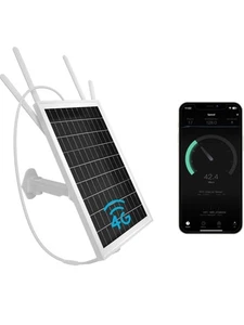 Solar Powered - 4G LTE Modem Router, Outdoor Solar Powered WiFi Extender - Picture 1 of 9