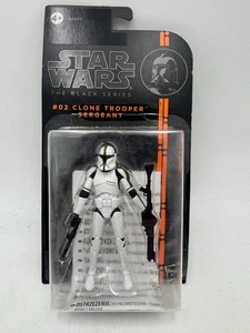 STAR WARS " #02 CLONE TROOPER SERGEANT " THE BLACK SERIES HASBRO - Picture 1 of 1