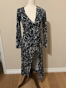 Vestido envolvente DVF Diane Von Furstenberg hasta la rodilla talla- (XXS) - Imagen 1 de 6
