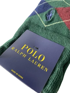 POLO RALPH LAUREN 3 PR HERRENGRÖSSE 10-13 ARGYLE ANZUGSOCKE GRÜN GRAU MARINEBLAU FELD NEU MIT ETIKETT - Bild 1 von 23