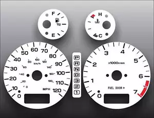 White Face Gauges for 2000-2003 Subaru Legacy - Picture 1 of 4