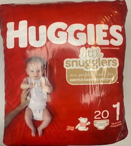 Huggies Little Snugglers Baby Diapers Size 1 (180ct) - Fast Shipping - Picture 1 of 2